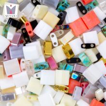 Miyuki Tila Bead Mix (5 x 5 / 5 x 2.3 mm) Mix Color (80 pcs)