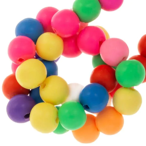 GLASS BEAD RING 2 MM VANILLA MIX GLASS BEAD RING 2 MM VANILLA MIX