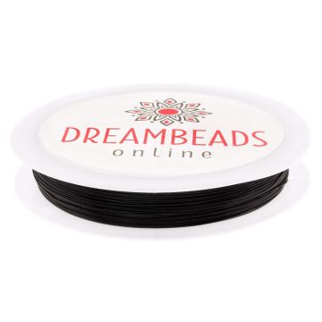 Jewelry Wire (0.5 mm) Black (25 meters)