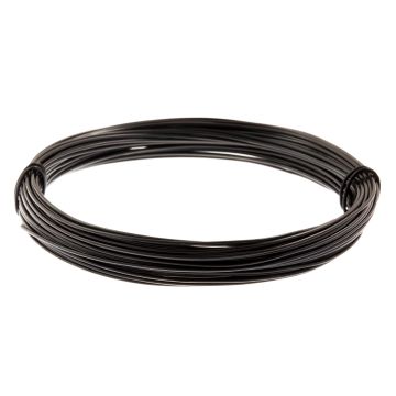Aluminium Wire (0.8 mm) Black (10 meters)