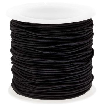 Elastic Cord (0.8mm) Black (35 meters)