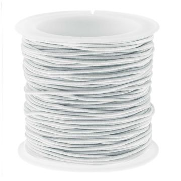 Elastic Cord (0.8mm) White (35 meters)