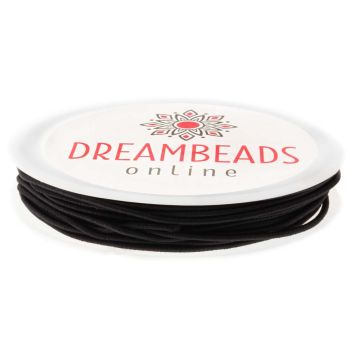 Elastic Cord (2 mm) Black (5 meters)