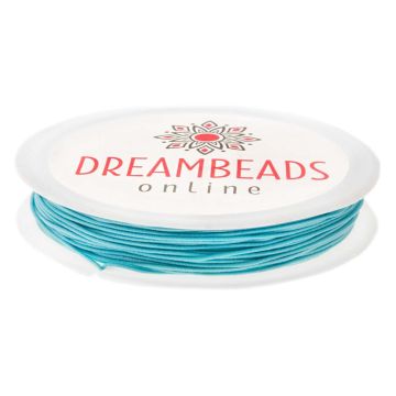 Elastic Cord (1 mm) Aqua Blue (10 meters)