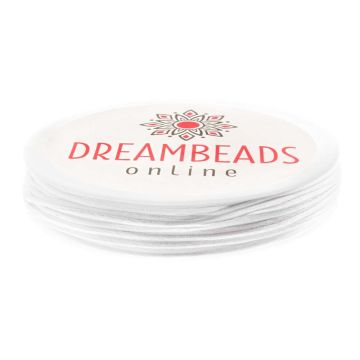 Satin Cord (1 mm) White (15 meters)
