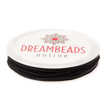 Nylon Cord (1 mm) Black (15 meters)
