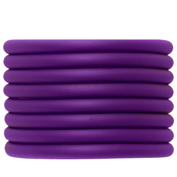 Rubber Cord (5 mm) Perfect Purple (2 meters) hollow inside