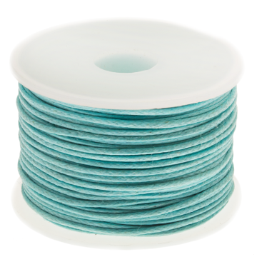 Waxed Cotton Cord (circa 0.8 mm) Peppermint (25 meters)