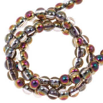 Electroplated Glass Beads (2 mm) Vitrail (170 pcs)