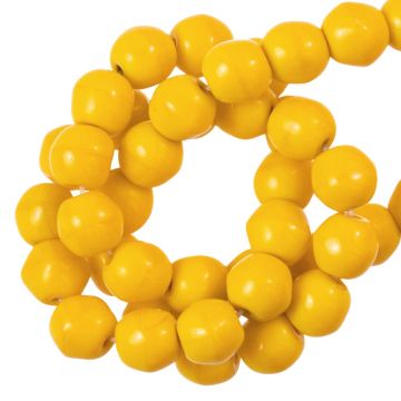 Glass Beads (4 mm) Saffron Yellow (110 pcs)