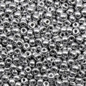 Czech Seed beads (3 mm) Silver (15 Gram)
