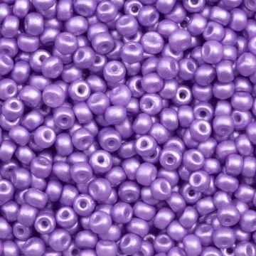 Czech Seed beads (3 mm) Ultra Violet Pearlshine Mat (15 Gram)