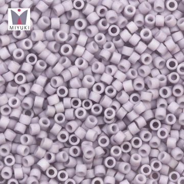 Miyuki Delica Beads (11/0) Matted Opaque Light Mauve (2.8 Grams)