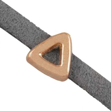 Slider Bead Triangle (inner size 3 x 1.8 mm) Gold (10 pcs)