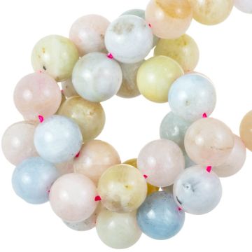 Morganite Beads (8 mm) 45 pcs