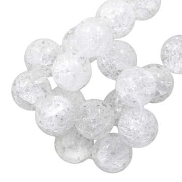 Quartz Crackle Beads (8 mm) 45 pcs