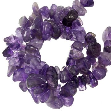 Amethyst  Chip Beads (5 - 8 mm) 200 pcs