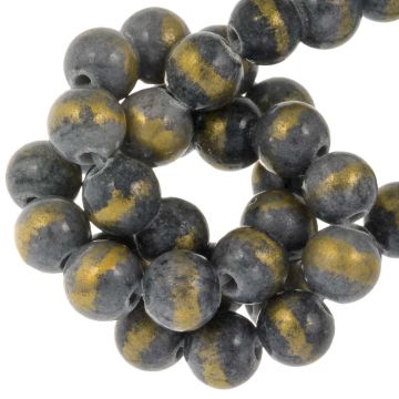 Mashan Jade Beads (4 mm) Blue Grey (90 pcs)