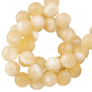 Honey Jade Beads (6 mm) 60 pcs
