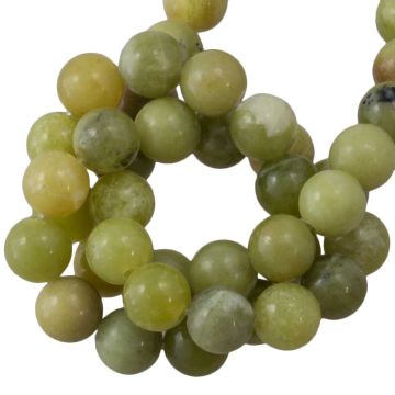 Serpentine Jade Beads (6 mm) 59 pcs