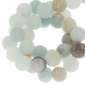 Amazonite Beads Frosted (4 mm) 87 pcs
