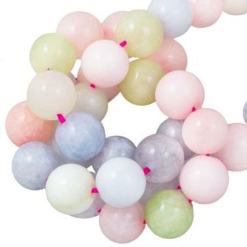 Morganite Beads (8 mm) 45 pcs