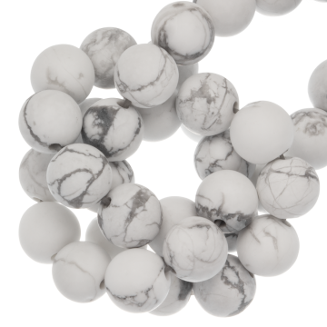 Howlite Beads Frosted (4 mm) 85 pcs