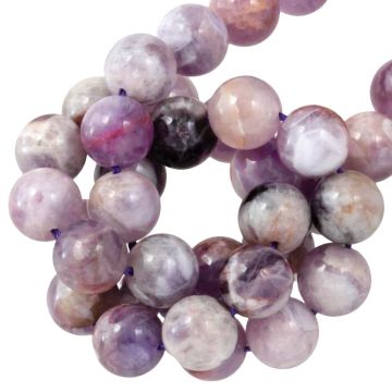 Chevron Amethyst Beads (6 mm) 60 pcs