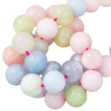 Morganite Beads (6 mm) 60 pcs