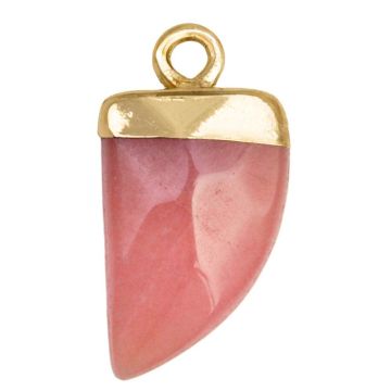 Pink Agate Pendant (20 x 10 x 5 mm) 1 pcs