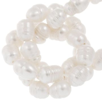 Freshwater Pearls (7 - 9 x 6.5 mm) White (20 pcs)