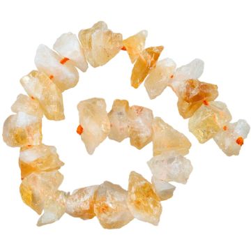Citrine Beads (9 - 17 x 7 - 16 x 8 - 14 mm) 20 pcs