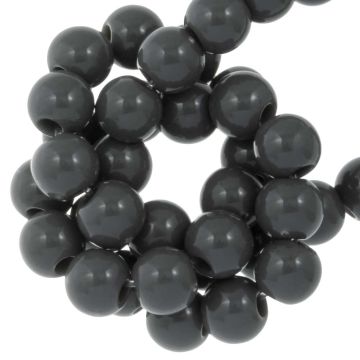Acrylic Beads (4 mm) Dark Grey (500 pcs)