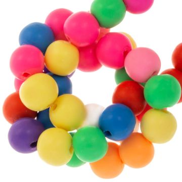 Polymer Clay Beads (8 mm) Mix Color (50 pcs)