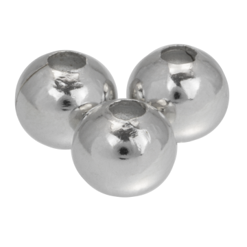 Metal Beads (6 mm) Antique Silver (40 pcs)