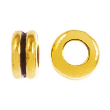 Tibetan Spacer Beads Large Hole (6 x 3 mm) Or (30 pcs)