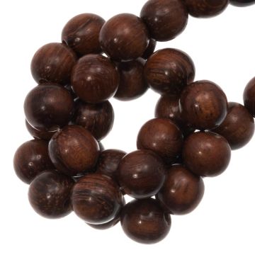 Wooden Beads (6 mm) Dark Bayong (75 pcs)