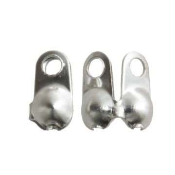Ball Chain Connector (2 mm) Antique Silver (25 pcs)