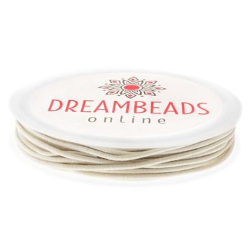 Elastic Cord (1 mm) Beige (10 meters)