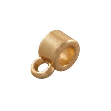 Bail Bead (inside size 1 mm) Gold (10 pcs)