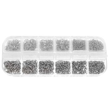 Variety Pack - Jump Rings (4 - 6 mm) Antique Silver