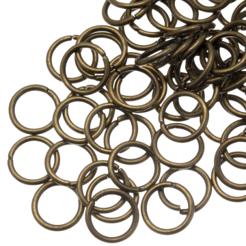 Jump Ring (10 x 1 mm) Bronze (50 pcs)