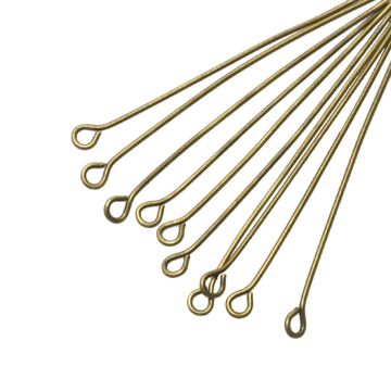 Eye Pins (35 x 0.7 mm) Bronze (100 pcs) 