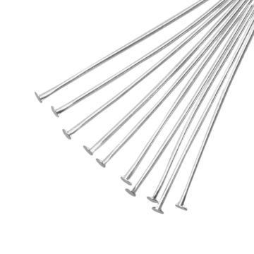 Head Pins (50 x 0.6 mm) Antique Silver (100 pcs) 