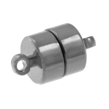 Magnetic Clasps (11 x 6 mm) Antique Silver (1 pcs)