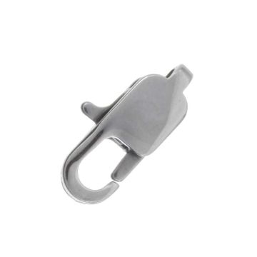 Stainless Steel Lobster Clasps (13 x 6 mm) Antique Silver (5 pcs)