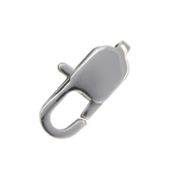 Stainless Steel Lobster Clasps (15 x 5 mm) Antique Silver (5 pcs)