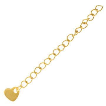 Stainless Steel Chain Extension (60 mm) Gold (5 pcs)