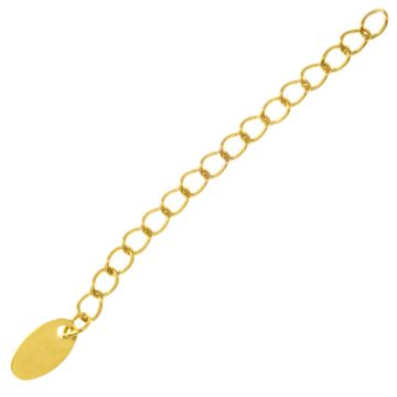 Stainless Steel Chain Extension (60 mm) Gold (5 pcs)
