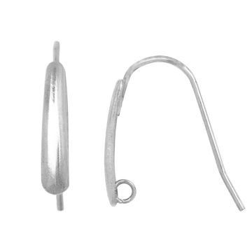 Stainless Steel Earring Hooks (18.5 x 13.5 mm) Antique Silver (4 pcs)